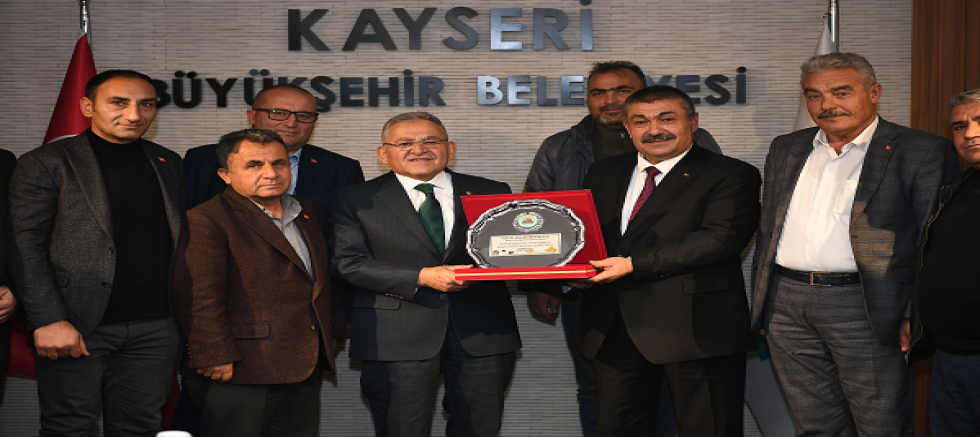 Memduh Büyükkılıç'a Kayseri Çiftçisinden Teşekkür