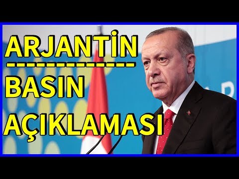 Cumhurbaşkanı Erdoğan'ın Arjantin'de Basın Açıklaması 1.12.2018